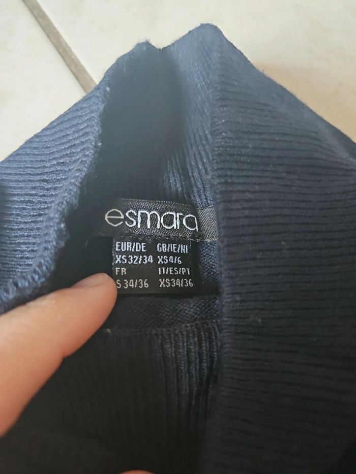 Pull léger manches 3/4 taille xs esmara - photo numéro 2