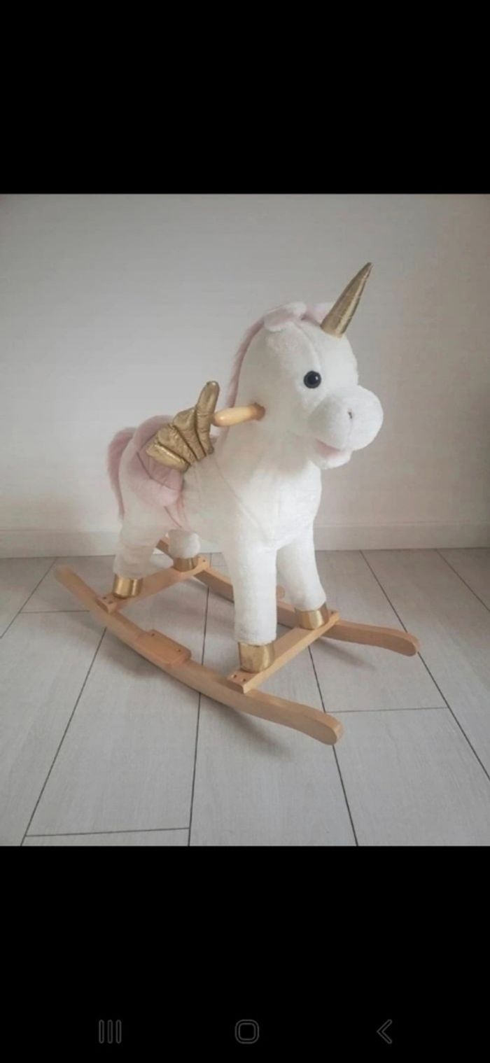 🐴 Licorne à bascule Maison du Monde – Modèle Simone 🦄