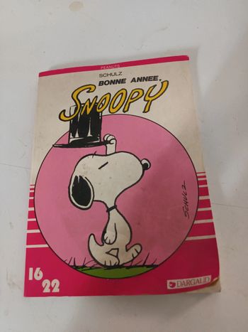 Livre snoopy bonne année