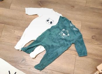 Lot de 2 pyjamas Kiabi 3 mois