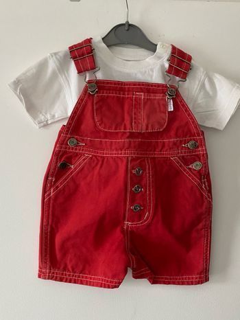 DPAM 6 mois combishort + t-shirt