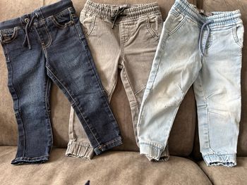 Lot 3 jeans slim elastic 1an 1/2 - 2 ans