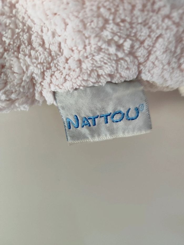 Doudou semi plat ourson nounours ours nattou - photo numéro 4