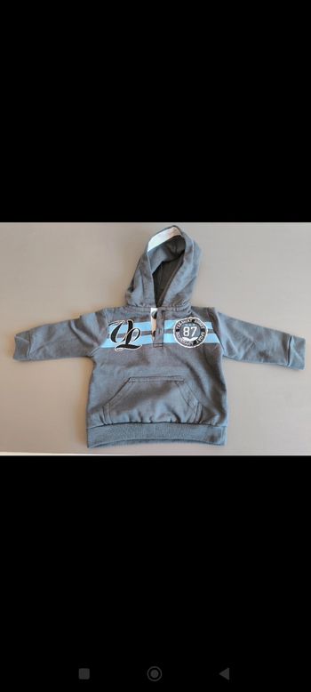 Sweat à capuche 3 mois