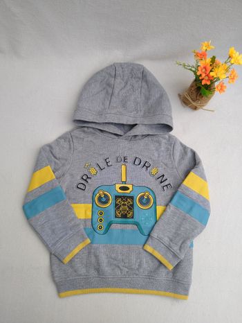 Sweat à capuche garçon Sergent Major 5 ans