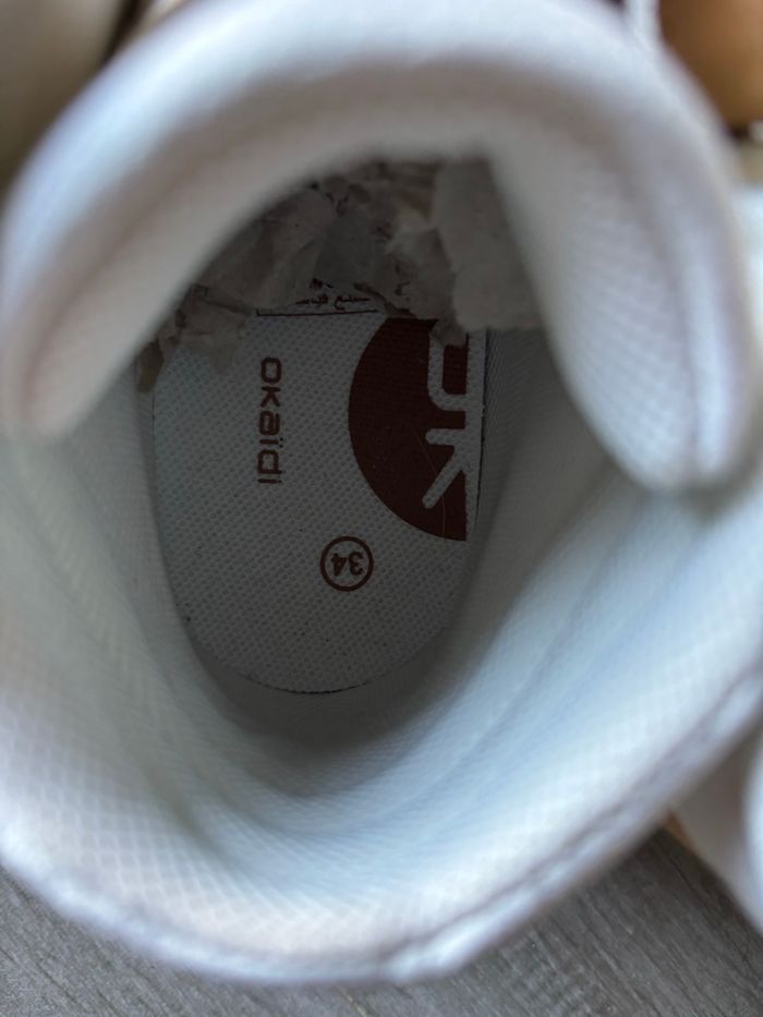 Baskets 34 okaidi neuves - photo numéro 3