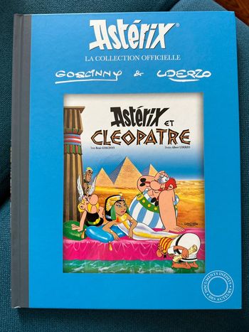 Livre bd album Astérix et Cléopatre la collection officielle documents inédits des auteurs