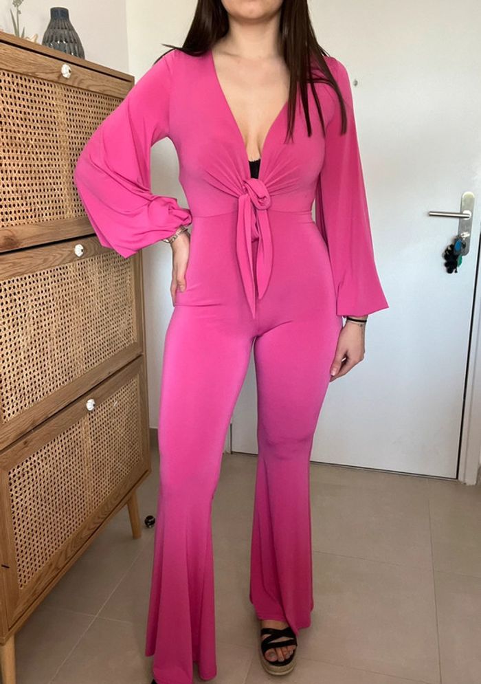 Combinaison rose fuschia ASOS Design