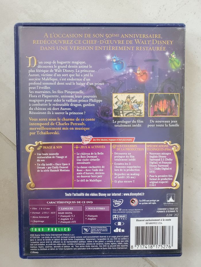 DVD La Belle au bois dormant Walt Disney - photo numéro 4