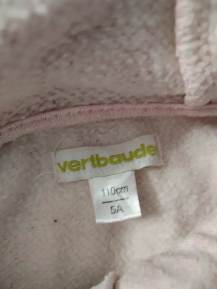 Gilet zippé fille 5 ans Vertbaudet - photo numéro 3