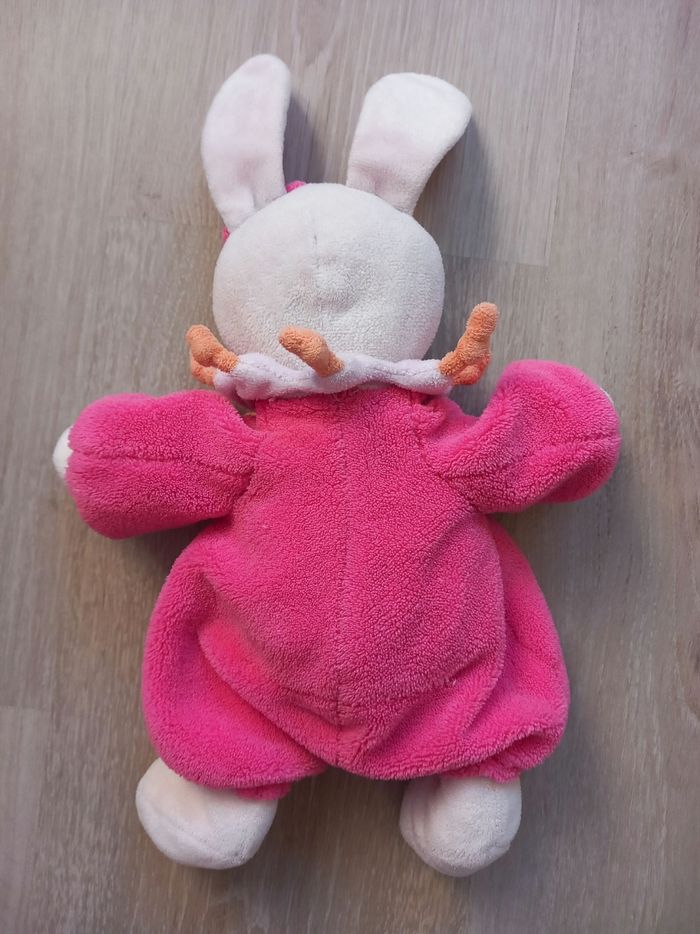 Doudou lapin rose Tex - photo numéro 3