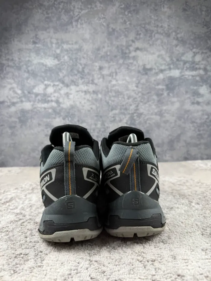 Salomon X Ultra Pioneer Gore-Tex - Black & Blue & Orange - photo numéro 4