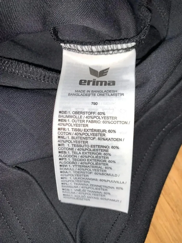 Veste à capuche erima taille S - photo numéro 6