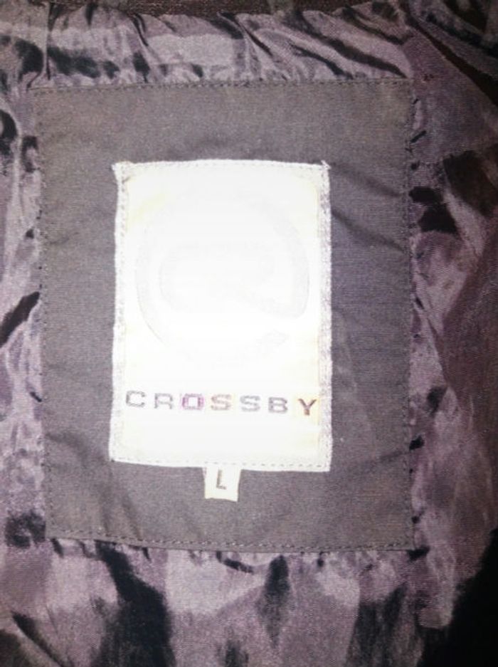Blouson noir homme crossby taille L - photo numéro 3