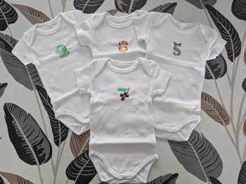 Lot 4 bodies manches courtes