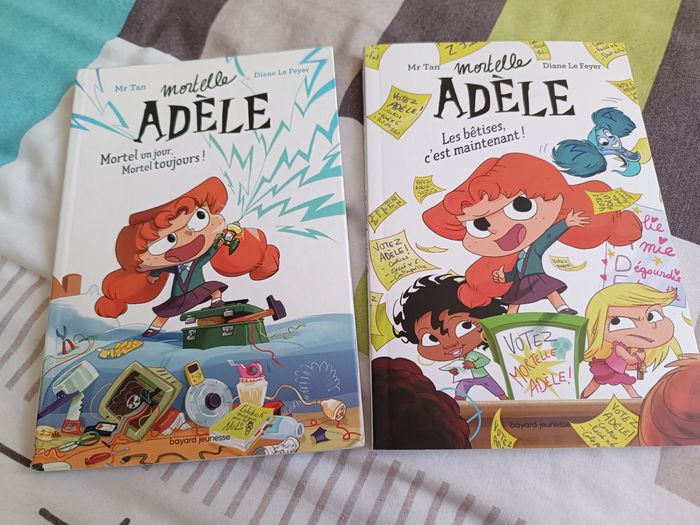 2 livres de poche Mortelle Adèle