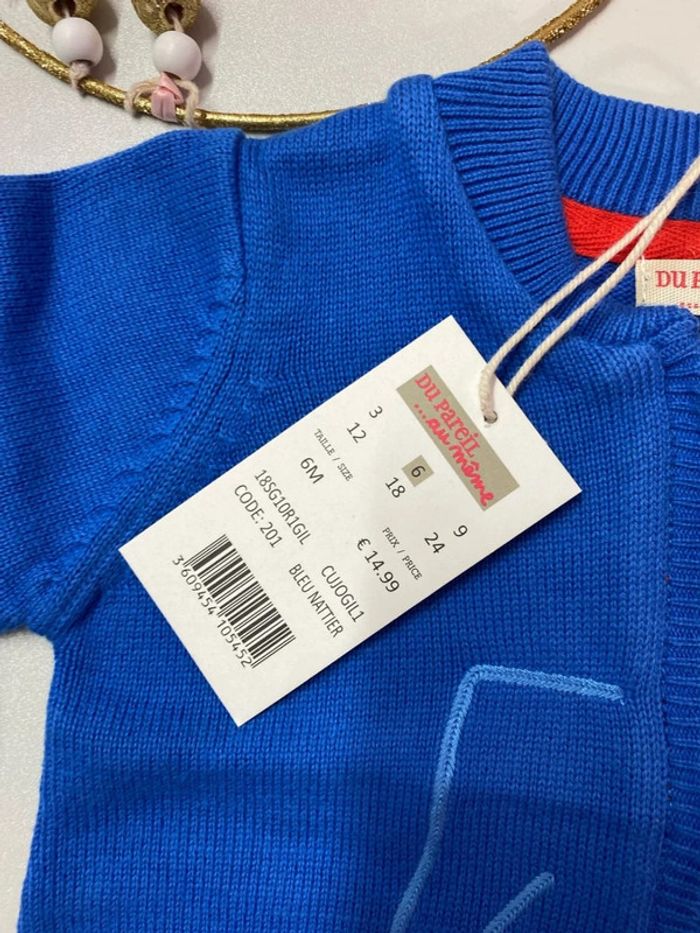 Gilet bébé garçon (neuf) - Taille 6 mois - photo numéro 3