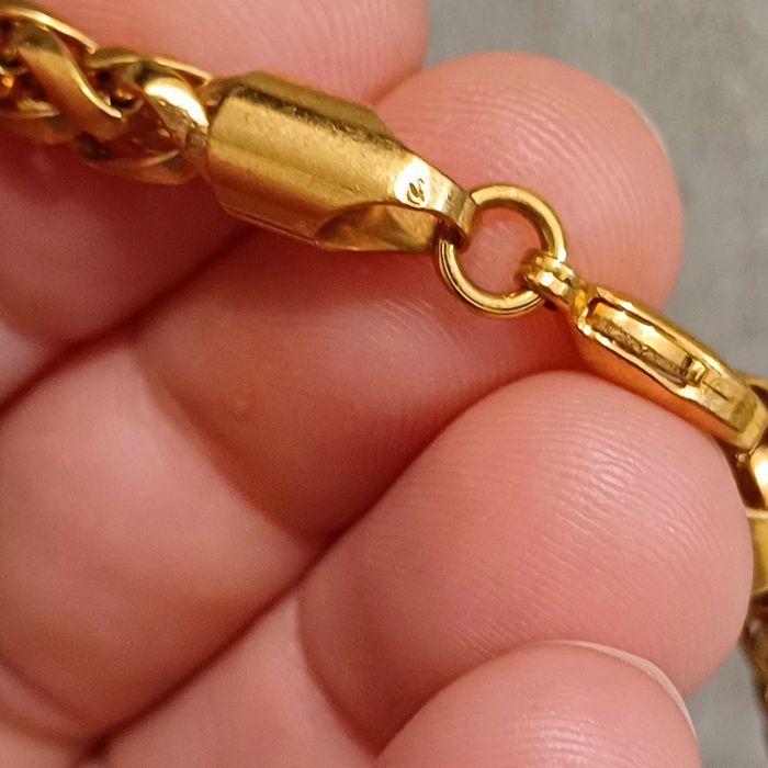 Collier fantaisie vintage en plaqué or ou argent doré - photo numéro 6