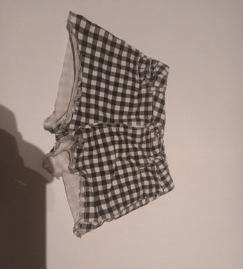 Short à carreaux