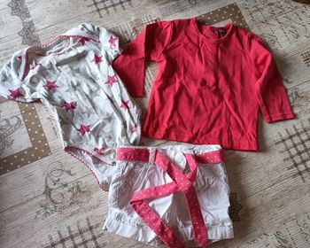 Ensemble bébé fille 3 mois
