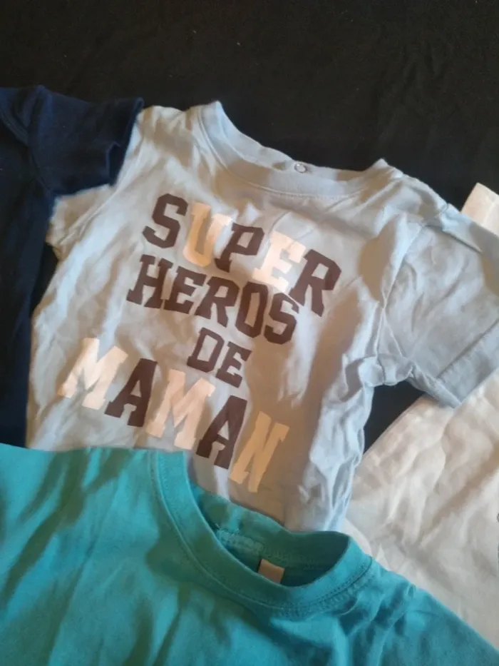 Lot de 4 Tee Shirt Garçons 6 Mois - photo numéro 5