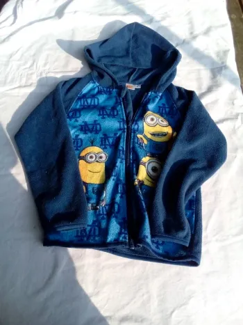 Veste "style polaire "douce fine les minions