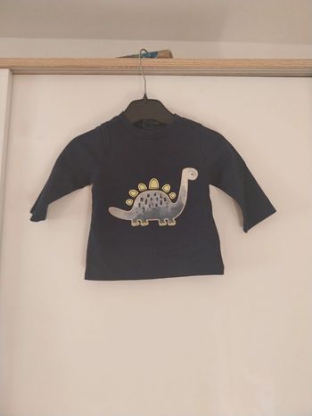 Tee-shirt manche longue bébé garçon 3 mois