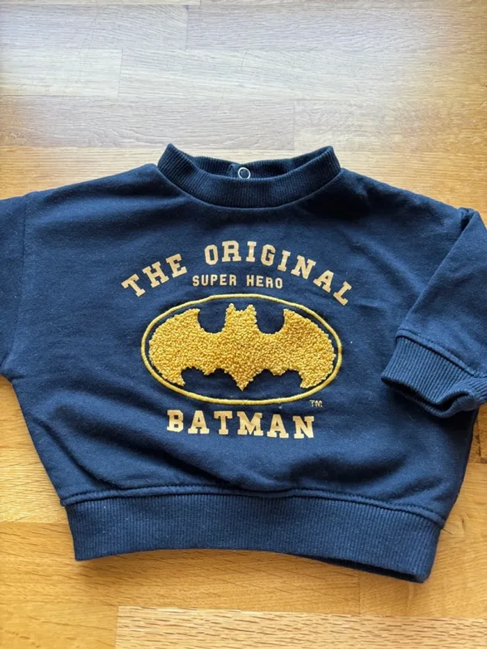 Sweat Batman 1 mois garçon