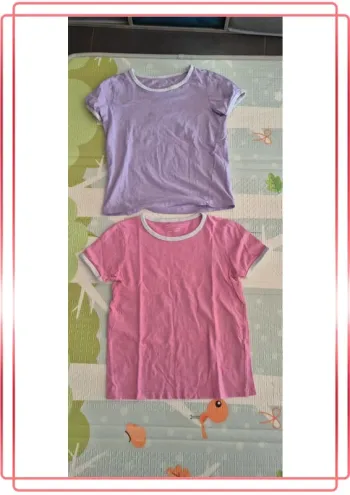 Lot de 2 tee shirt fille