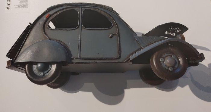 Jouet 2 cv en fer - photo numéro 7