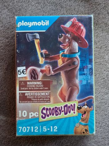 Playmobil sooby doo pompier