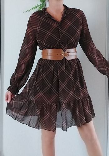 🤎 Jolie robe chocolat et beige