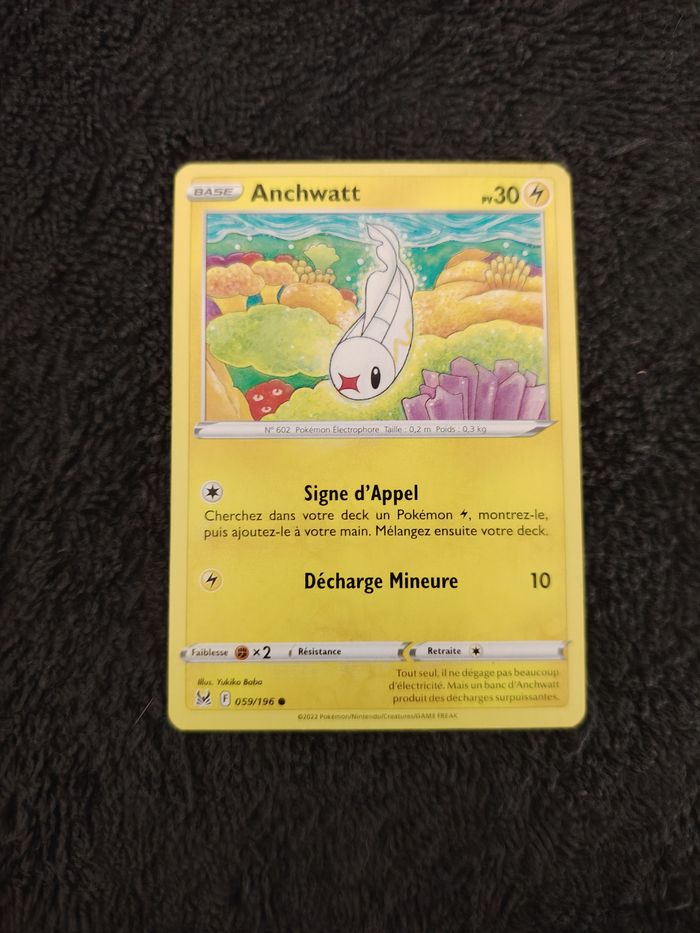 Carte Pokemon Anchwatt