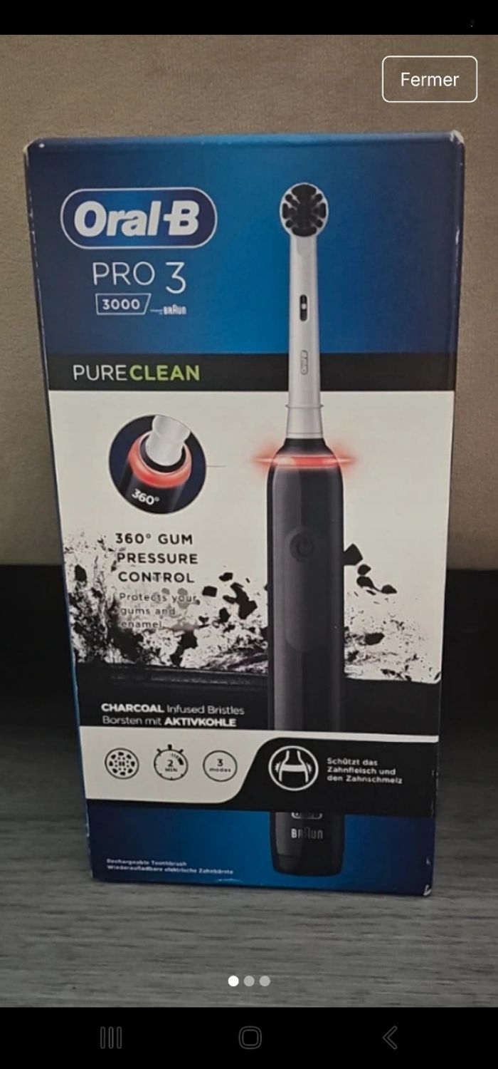 Oral b brosse à dent
