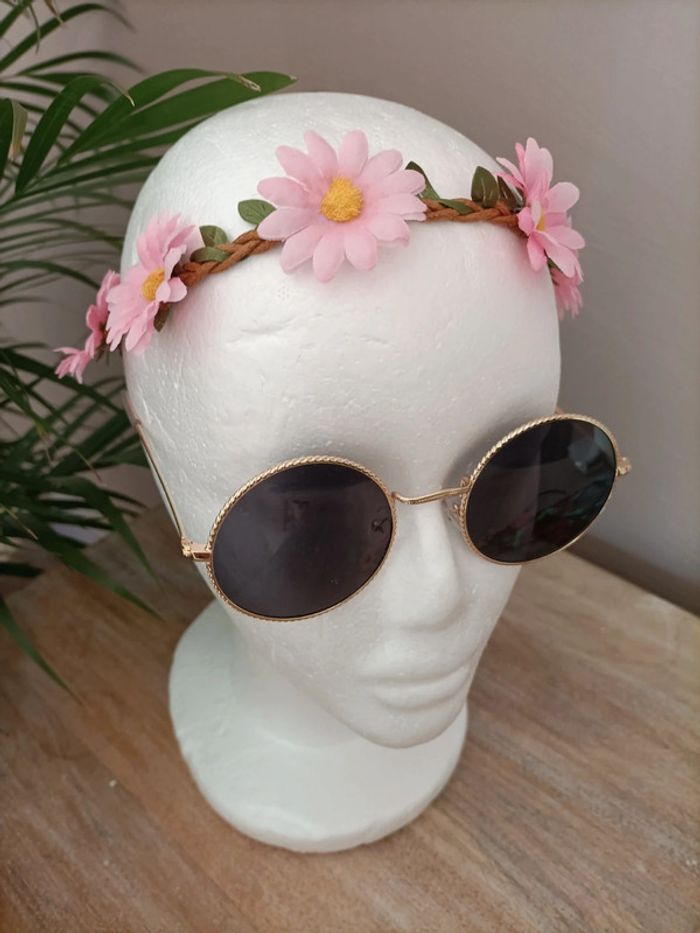 Lot de 7 bandeaux cheveux élastiques Fleurs - photo numéro 7