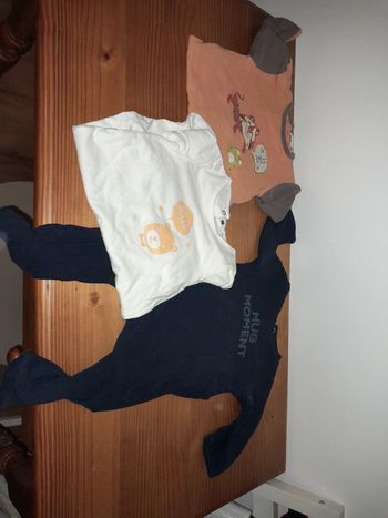 3pijamas coton 9 mois Orchestra