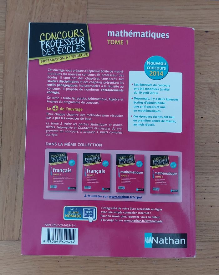 Concours professeur des écoles Mathématiques - photo numéro 7