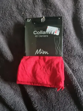 Collant rouge taille M mim