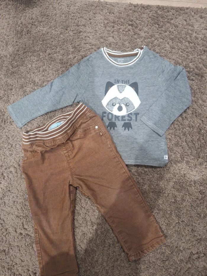 Ensemble obaibi taille 18 mois