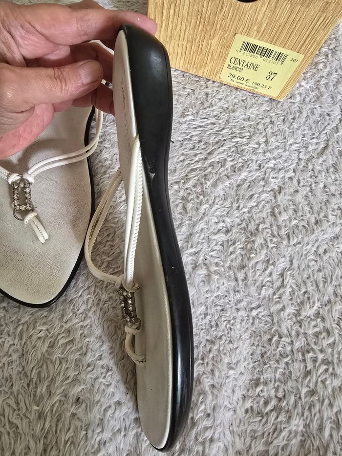 Tong 🍒vintage 90 san marina🍒 pointure 37 non négociable - photo numéro 4