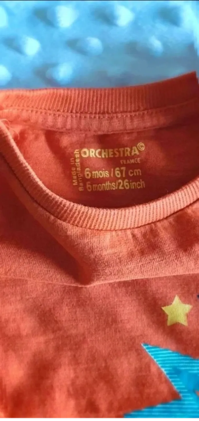T-shirt manches longues orchestra 6 mois - photo numéro 2