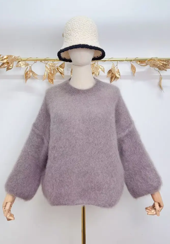 Pull - Taupe - Fluffy - Cocooning - Automne