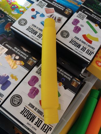 Pop tube jaune