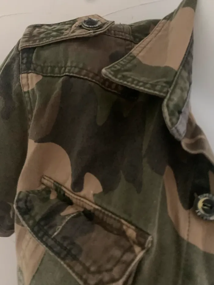 Veste Superdry militaire taille M manches courtes - photo numéro 5