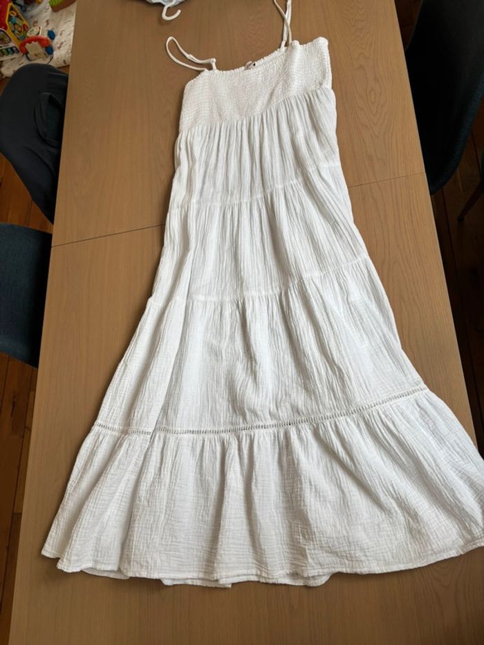 Robe longue etam blanche