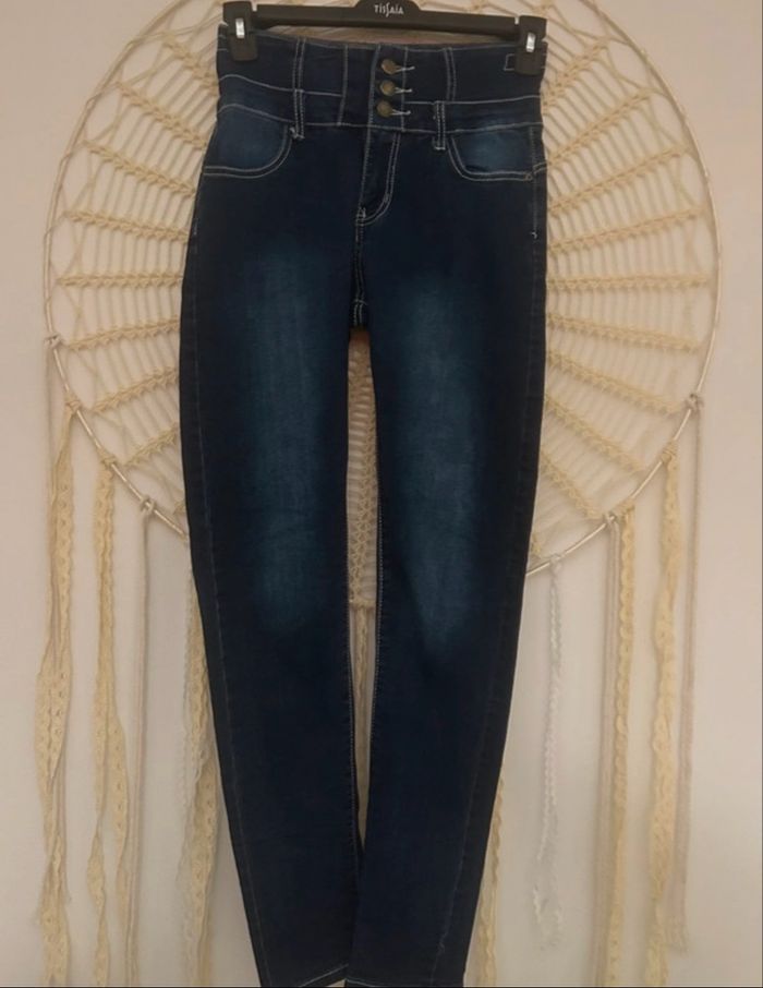 Jeans taille haute