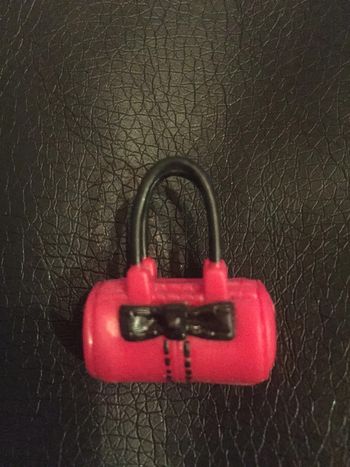 Vintage petit sac rouge et noir  barbie