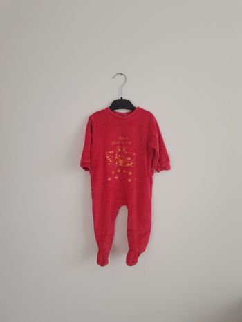 Pyjama en velours taille 6mois