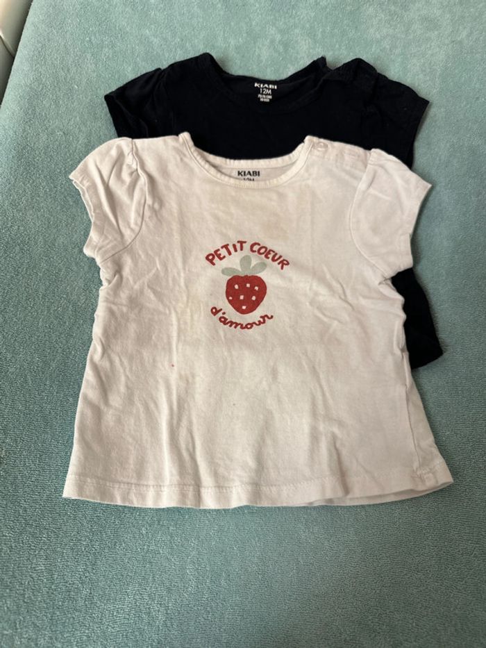 Lot de 4 t-shirt 12 mois - photo numéro 7