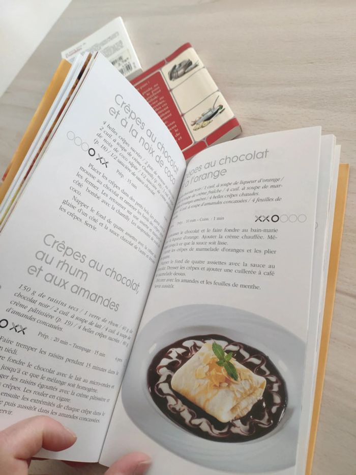 Lot 3 livres Crumbles recettes au pain perdu faites sauter les crêpes - photo numéro 3
